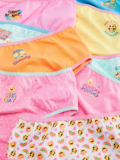 Niños Primark Ropa Interior|Pack De 10 Braguitas Con Estampado De Emojis