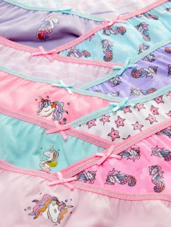 Niños Primark Ropa Interior|Pack De 10 Braguitas Con Estampado De Unicornios