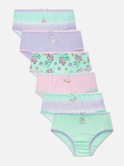 Niños Primark Ropa Interior|Pack De 6 Braguitas De La Sirenita De Disney