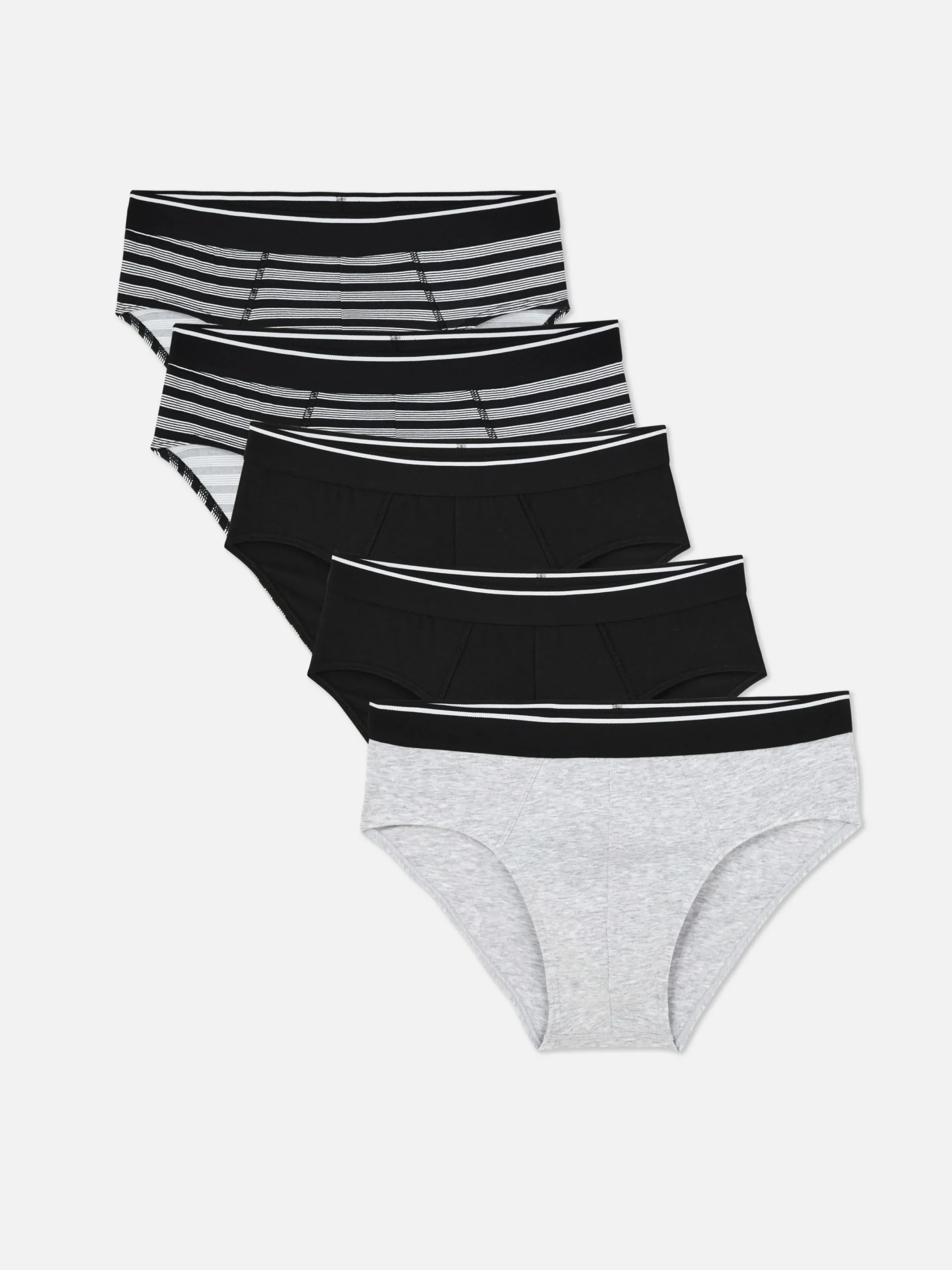 Hombre Primark Ropa Interior|Pack De 5 Braguitas De Mezcla De Algodón