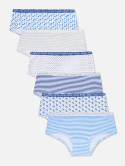 Niños Primark Ropa Interior|Pack De 6 Braguitas De Talle Bajo Estampadas
