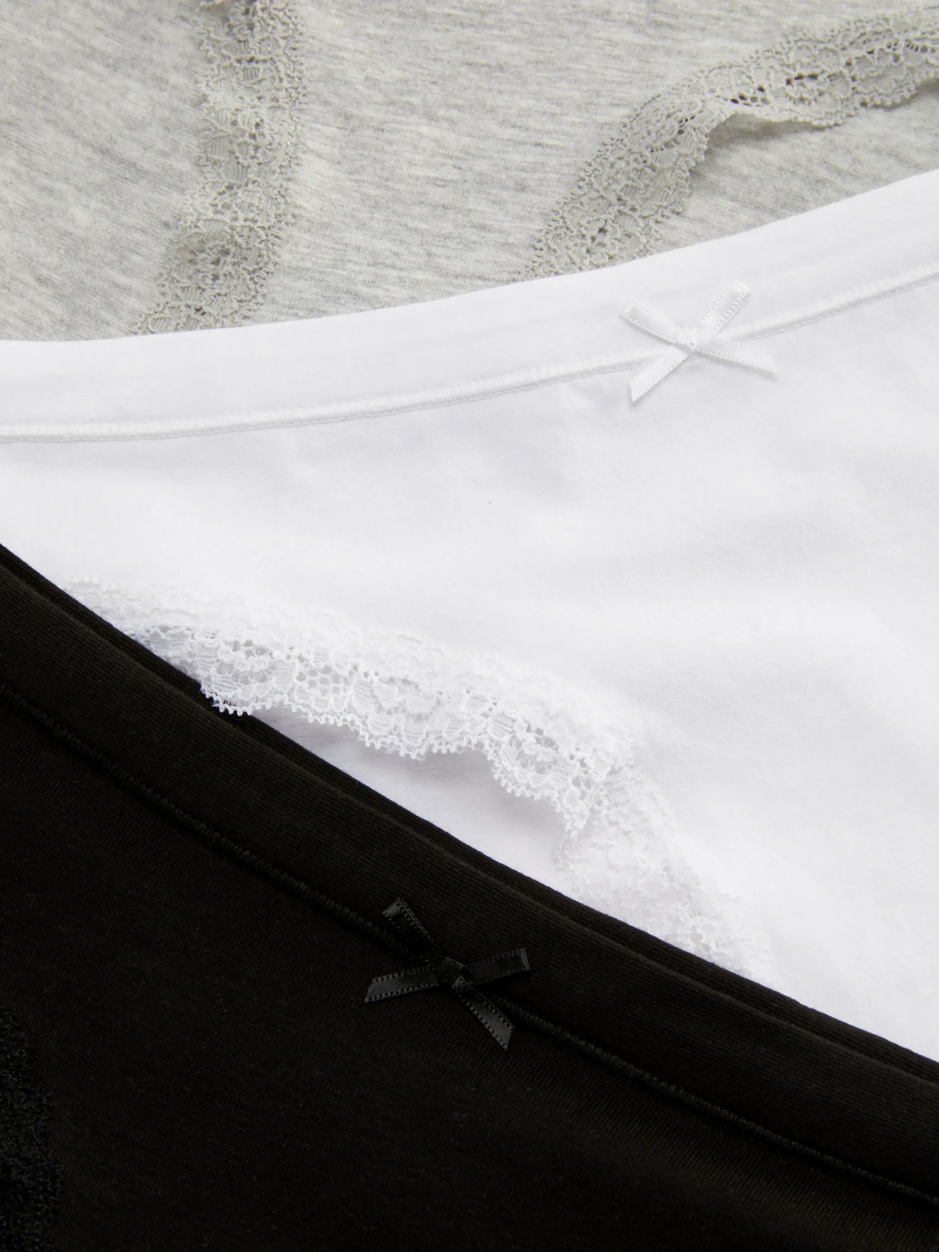 Mujer Primark Bragas|Pack De 3 Braguitas Mini Con Ribete De Encaje