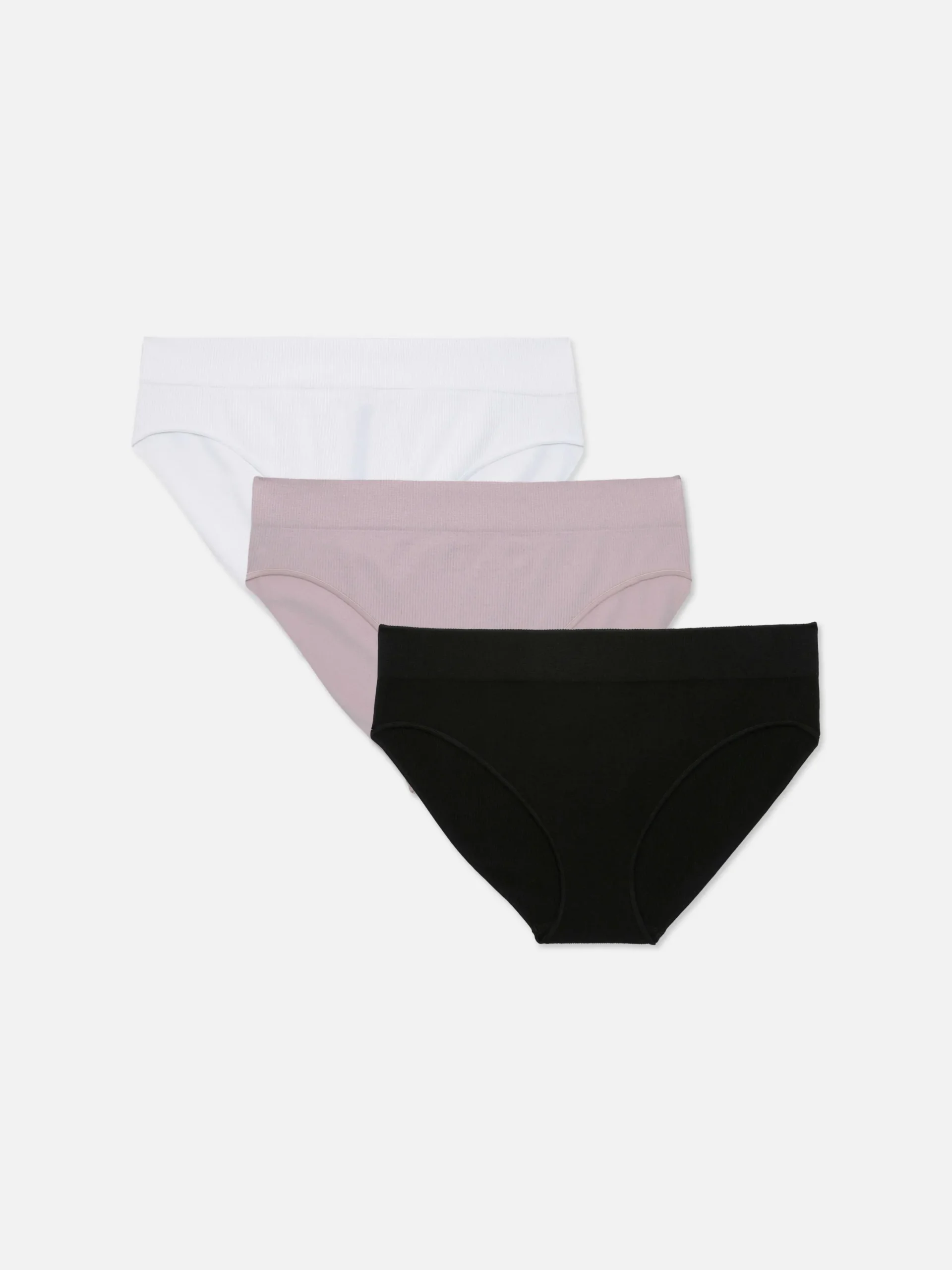 Mujer Primark Bragas|Pack De 3 Braguitas Sin Costuras Con Cintura Ancha