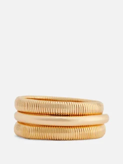 Mujer Primark Bisutería|Pack De 3 Brazaletes Texturizados De Rita Ora