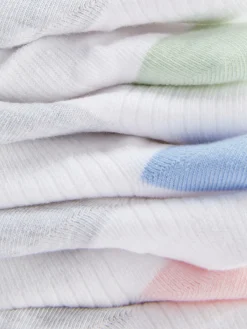 Mujer Primark Calcetines|Pack De 7 Calcetines Bajos Con Panel En Contraste