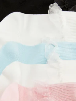 Niños Primark Calcetines Y Medias|Pack De 5 Calcetines Con Ribete De Volantes