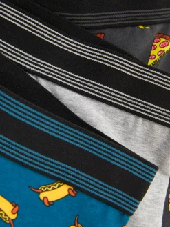 Hombre Primark Ropa Interior|Pack De 3 Calzoncillos Con Estampado De Comida