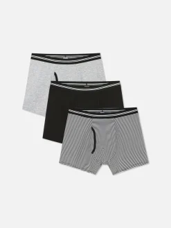 Hombre Primark Ropa Interior|Pack De 3 Calzoncillos Con Cinturilla A Rayas