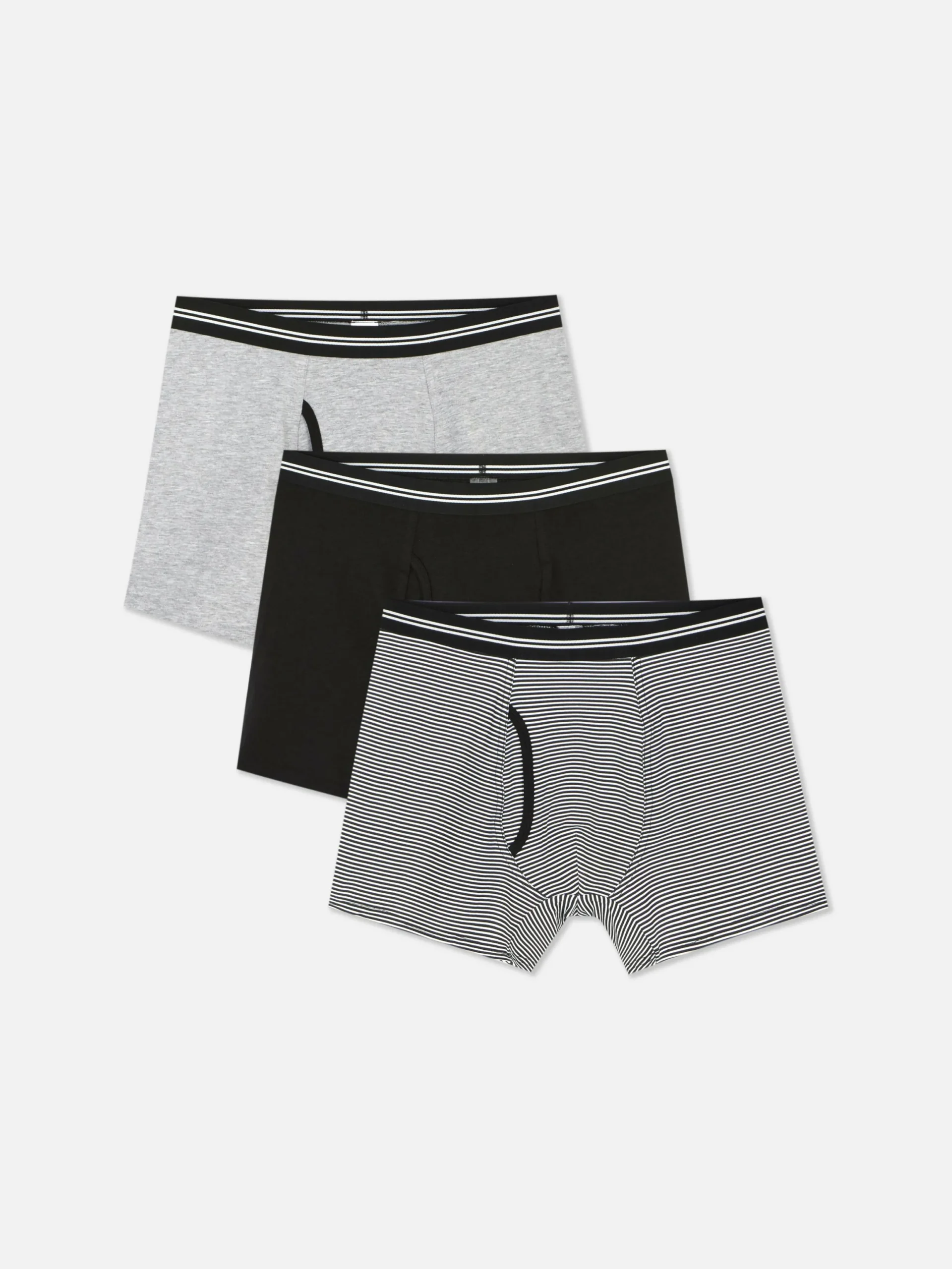 Hombre Primark Ropa Interior|Pack De 3 Calzoncillos Con Cinturilla A Rayas