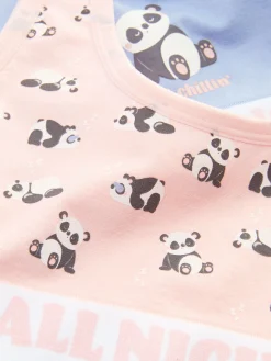 Niños Primark Ropa Interior|Pack De 2 Camisetas Cortas Sin Mangas Con Pandas