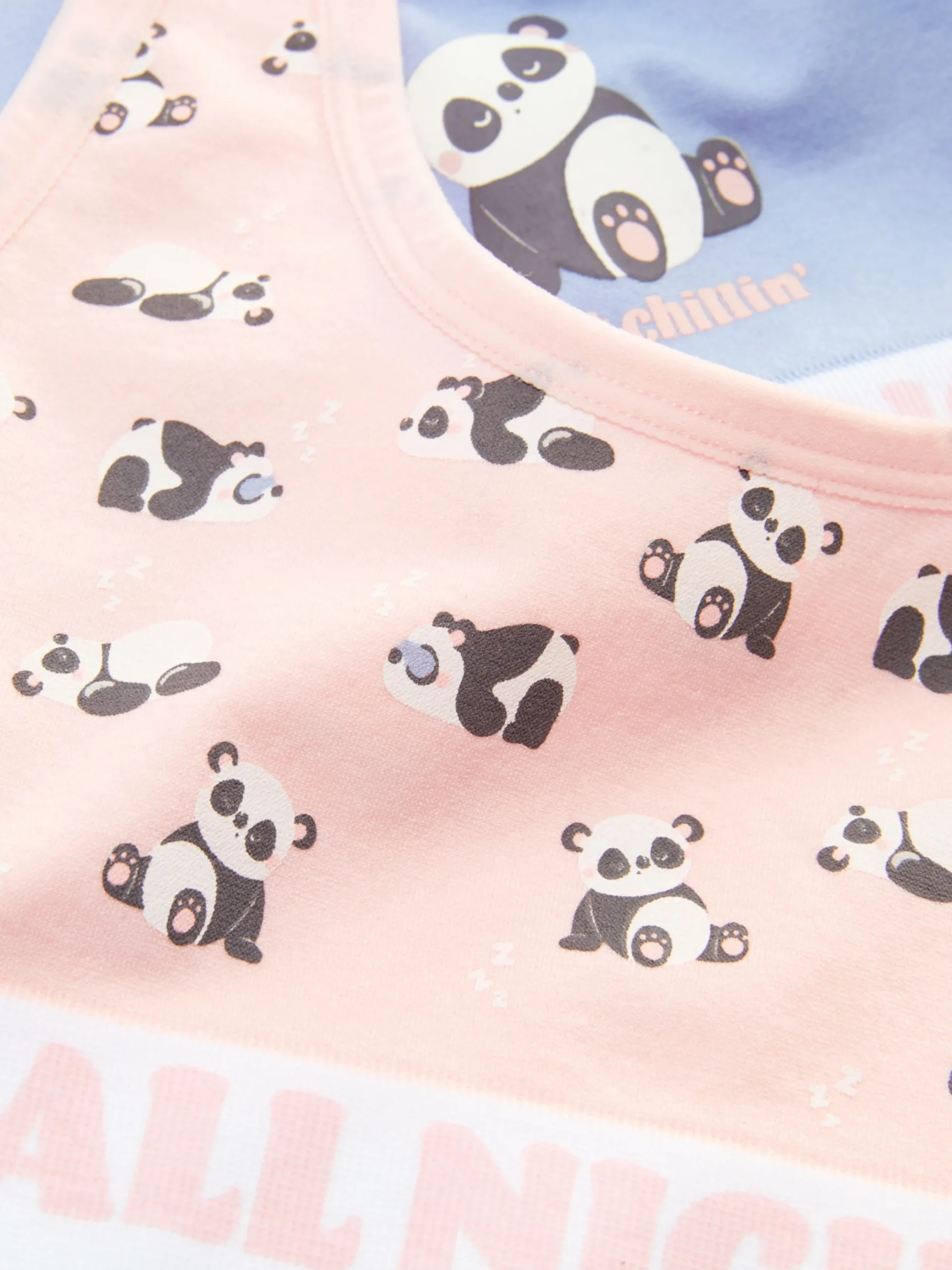 Niños Primark Ropa Interior|Pack De 2 Camisetas Cortas Sin Mangas Con Pandas