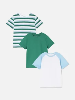 Niños Primark Tops Y Camisetas|Pack De 3 Camisetas De Manga Corta