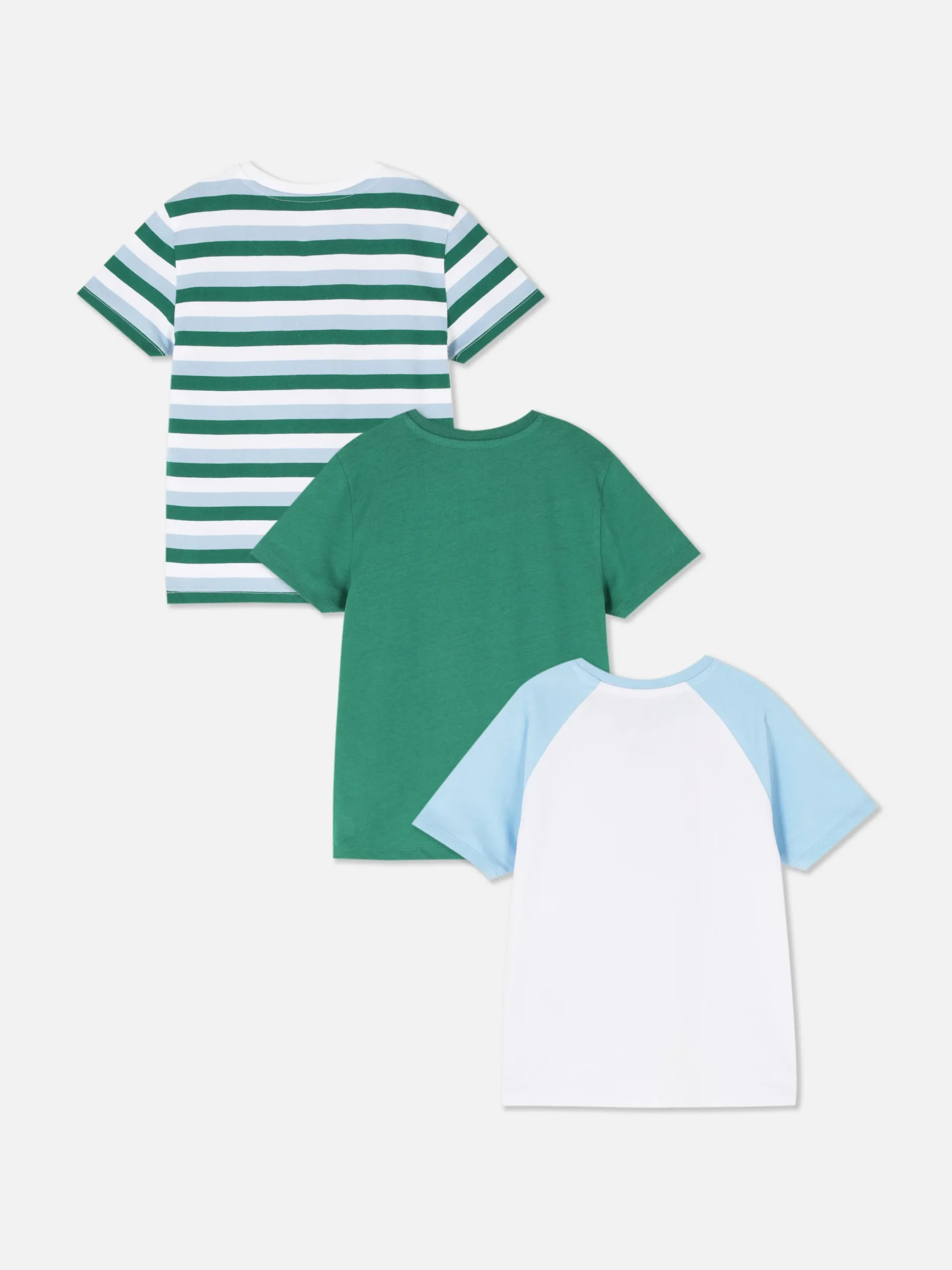 Niños Primark Tops Y Camisetas|Pack De 3 Camisetas De Manga Corta
