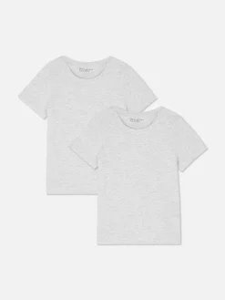 Niños Primark Tops Y Camisetas|Pack De 2 Camisetas Escolares De Manga Corta