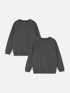 Niños Primark Sudaderas Con Y Sin Capucha|Pack De 2 Camisetas Escolares Para Niño Mayor