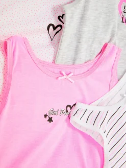 Niños Primark Ropa Interior|Pack De 4 Camisetas Sin Mangas Con Estampado Gráfico