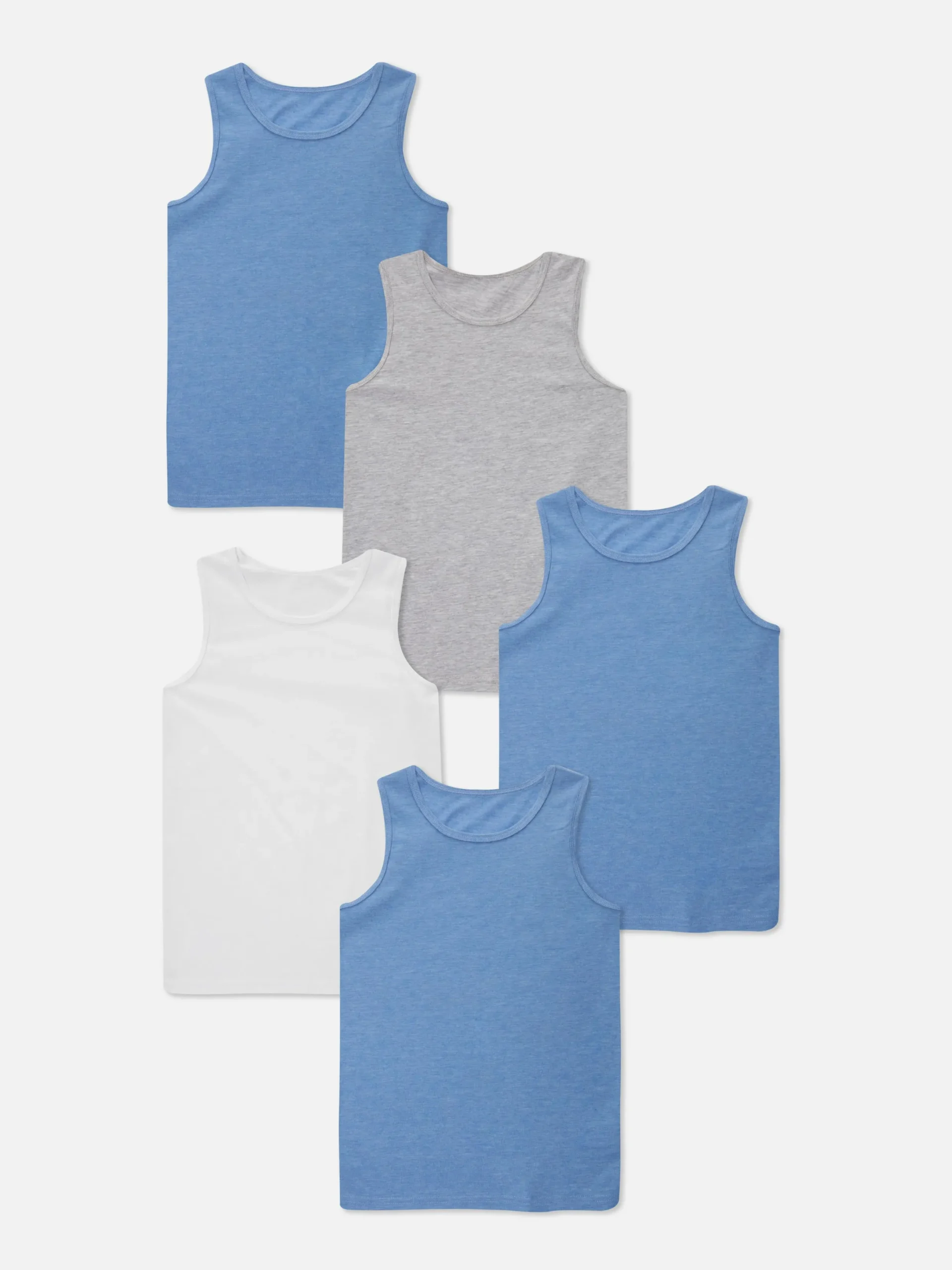 Niños Primark Ropa Interior|Pack De 5 Camisetas Surtidas Sin Mangas