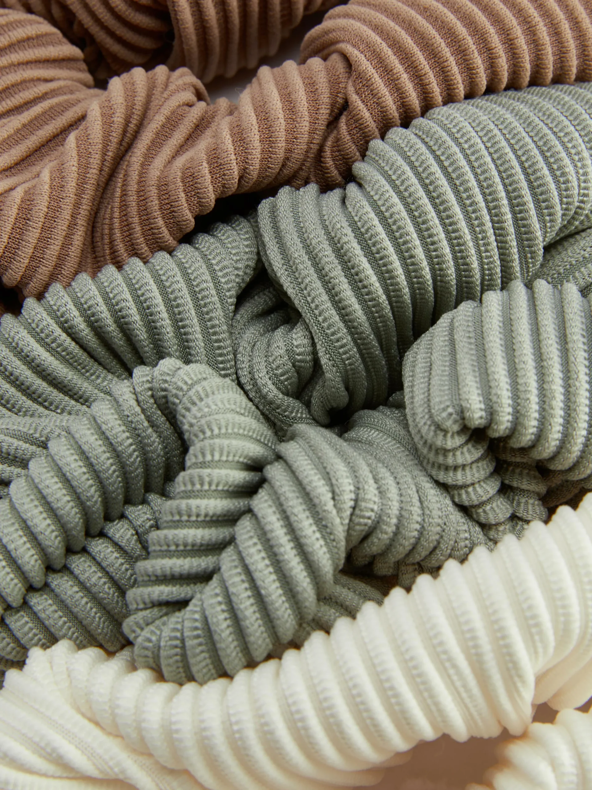 Mujer Primark Accesorios Para El Pelo|Pack De 3 Coleteros Acanalados