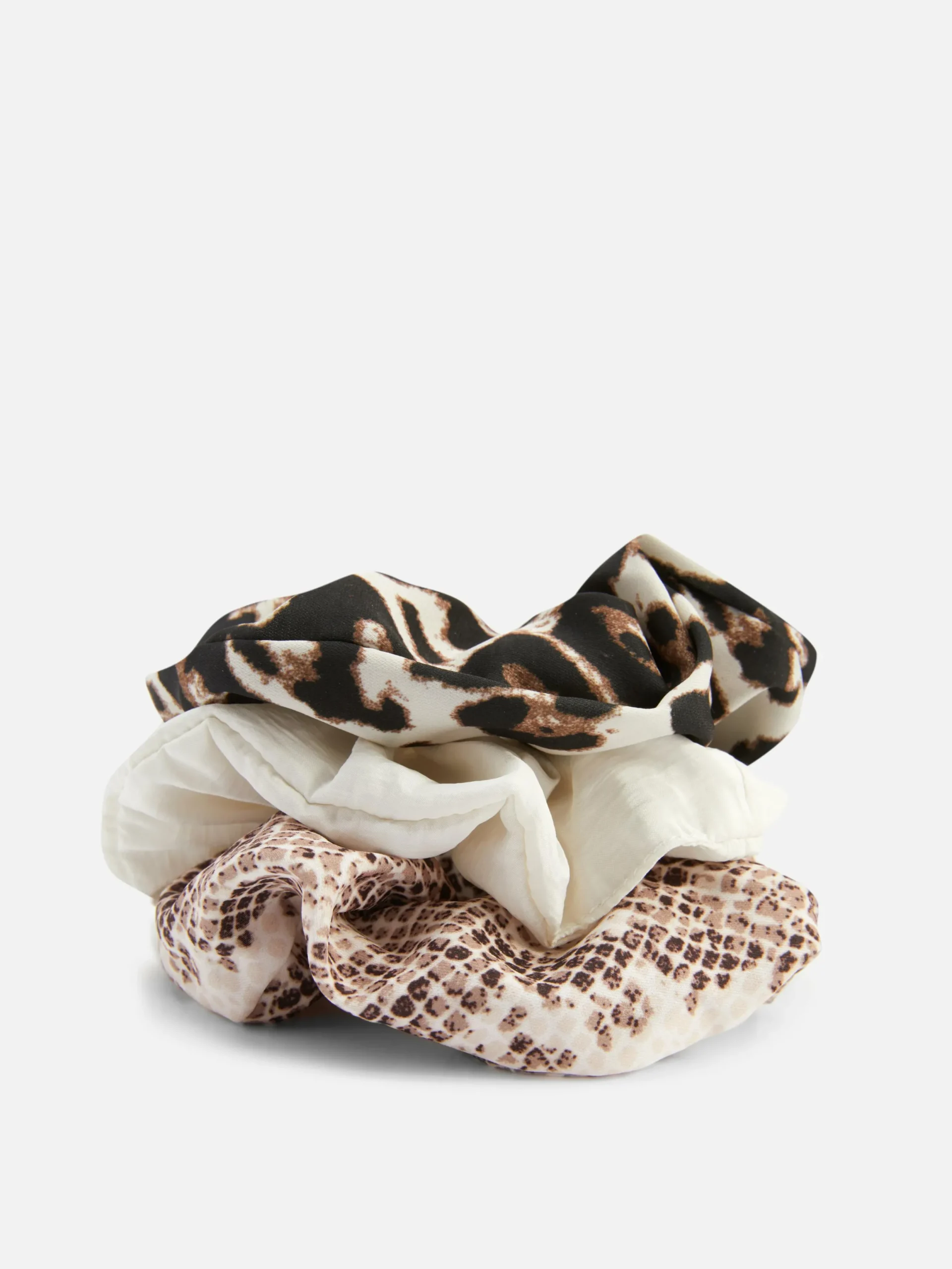 Mujer Primark Accesorios Para El Pelo|Pack De 3 Coleteros Con Estampado Animal