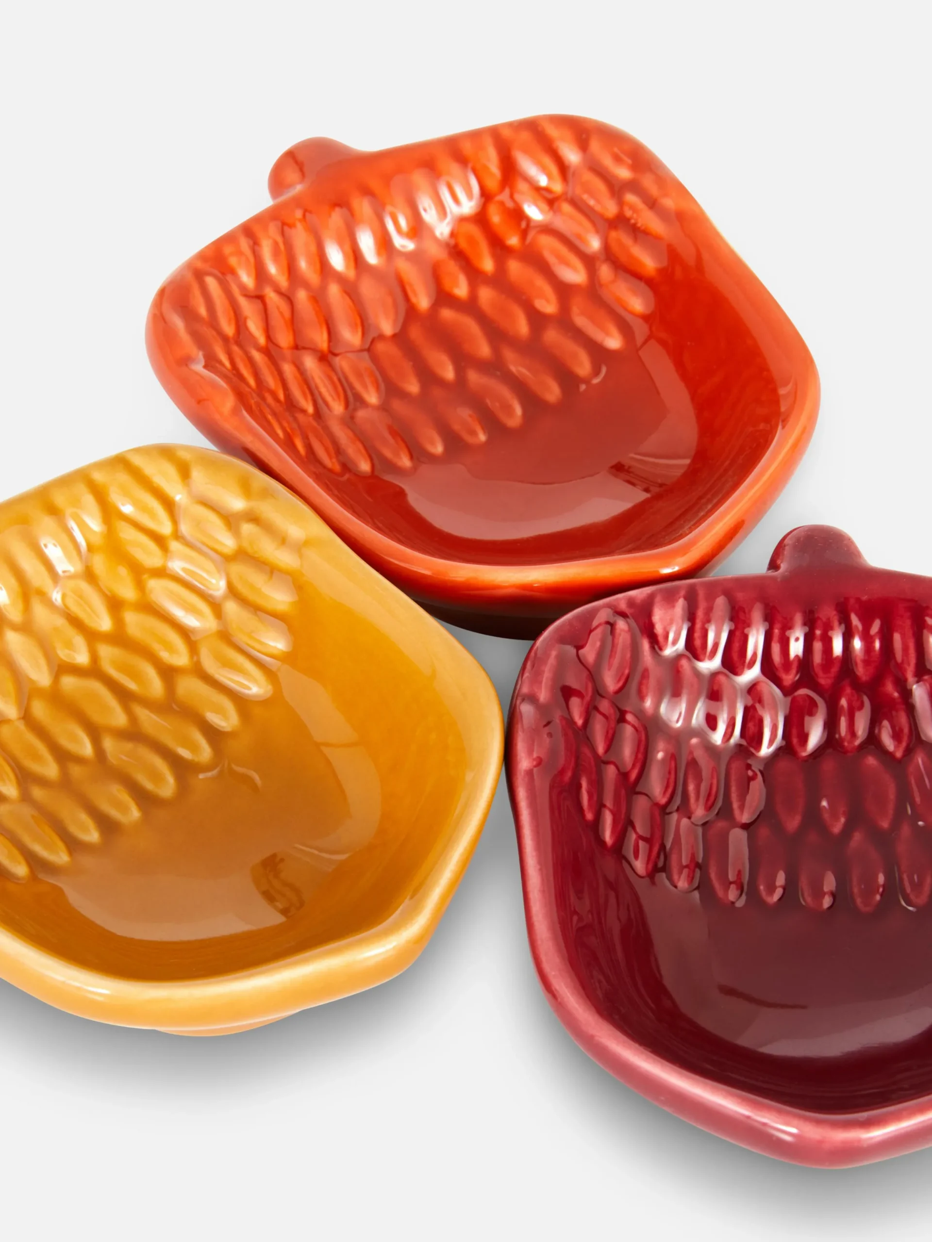 Primark Decoración Y Regalos De Halloween|Platos, Fuentes Y Boles|Pack De 3 Cuencos Pequeños Con Forma De Bellota