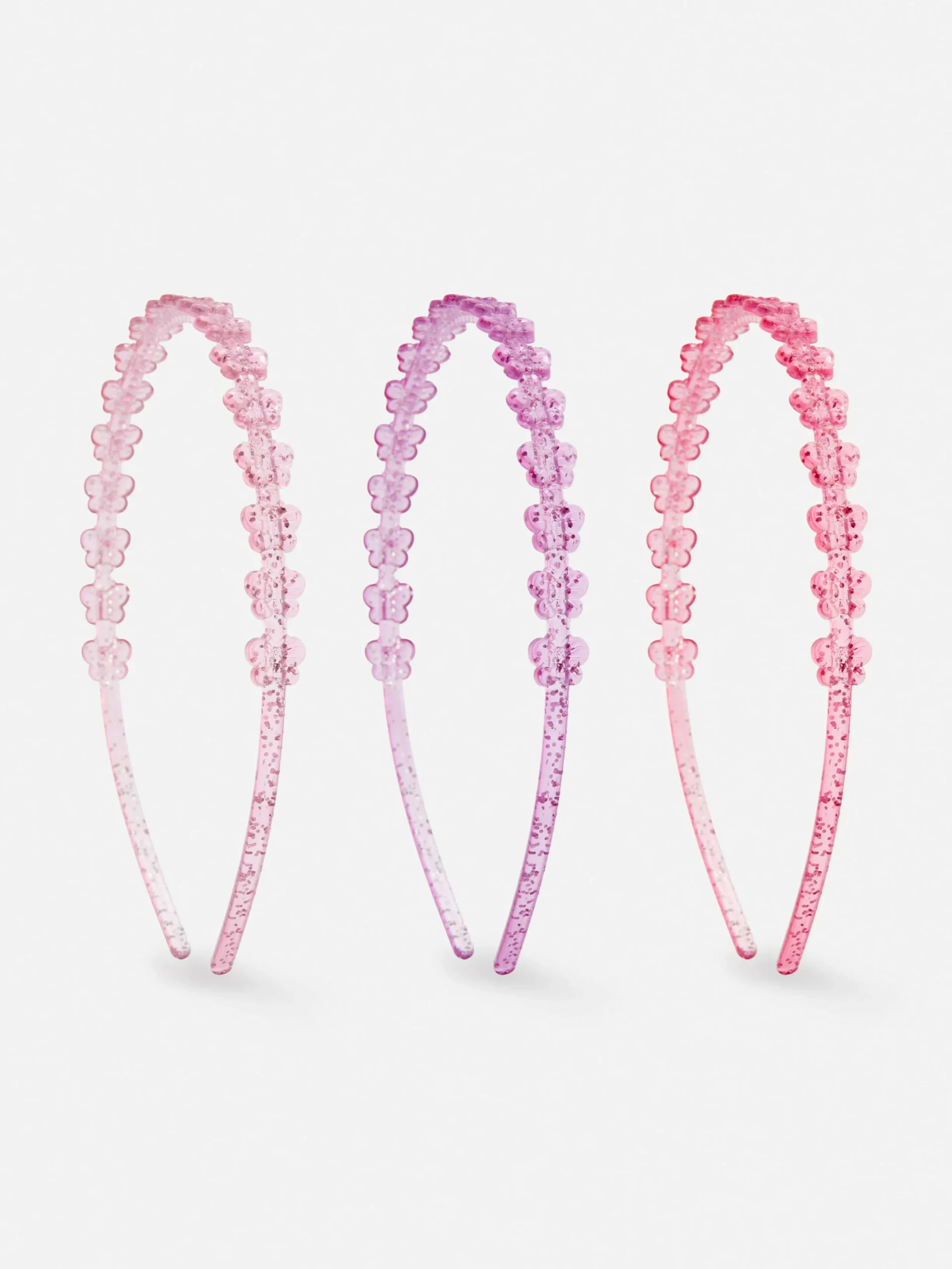 Niños Primark Accesorios Para El Pelo|Pack De 3 Diademas Con Purpurina