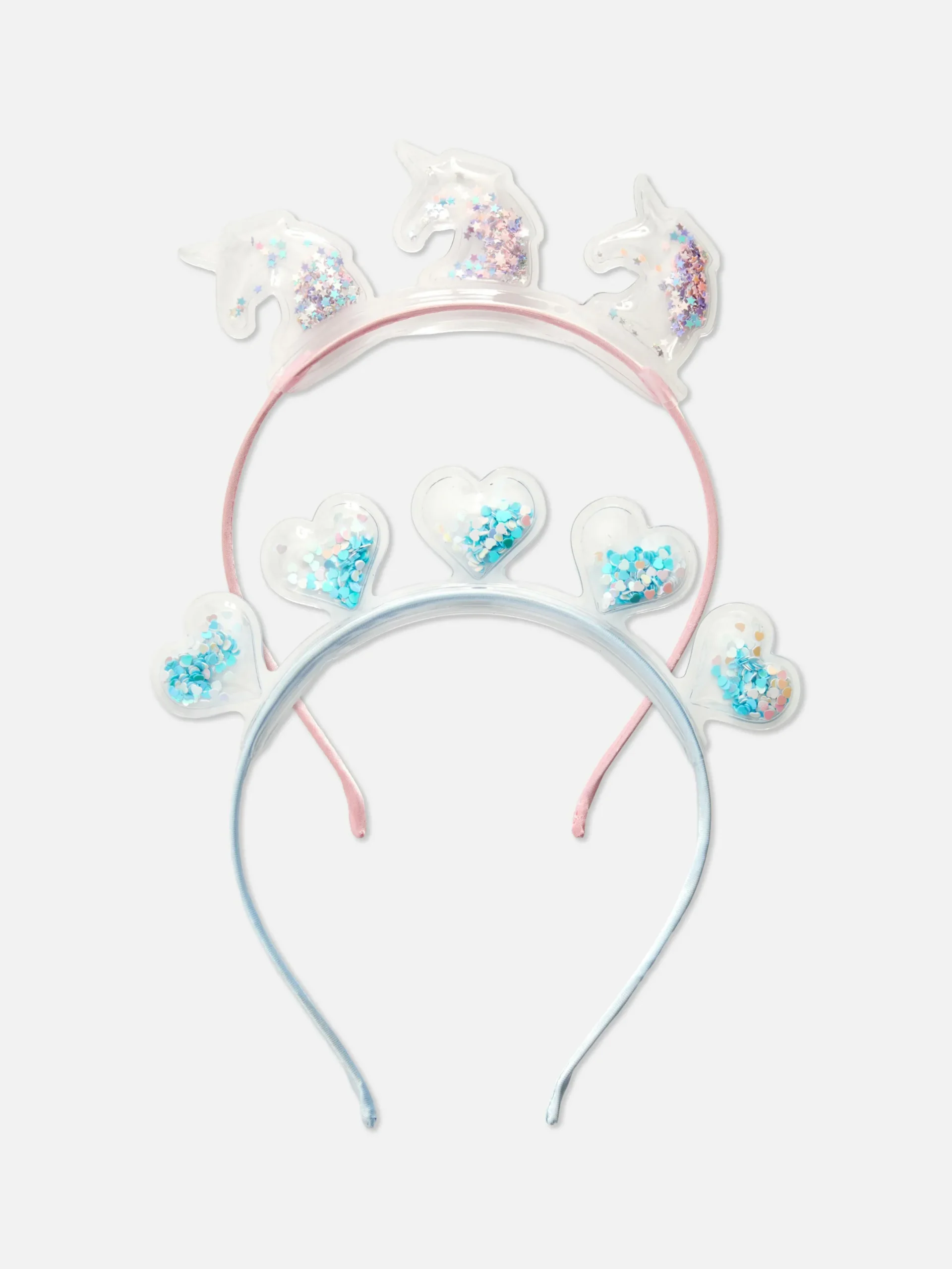 Niños Primark Accesorios Para El Pelo|Pack De 2 Diademas Para El Pelo Con Purpurina