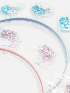 Niños Primark Accesorios Para El Pelo|Pack De 2 Diademas Para El Pelo Con Purpurina