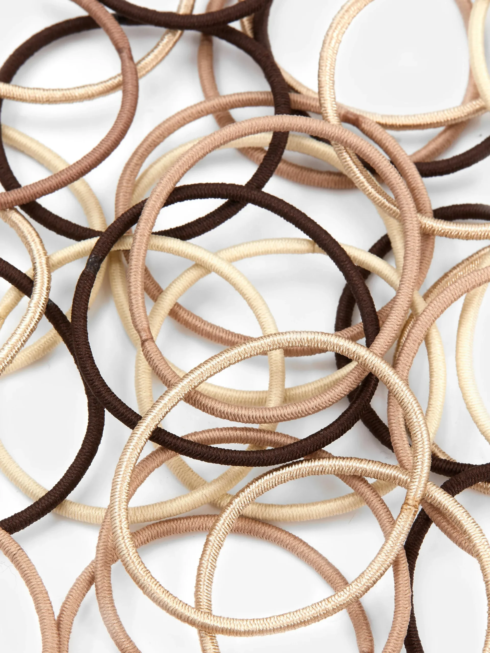 Mujer Primark Accesorios Para El Pelo|Pack De 60 Elásticos Finos Para El Cabello