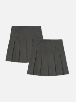 Niños Primark Faldas|Pack De 2 Faldas Plisadas Escolares Para Niña Mayor
