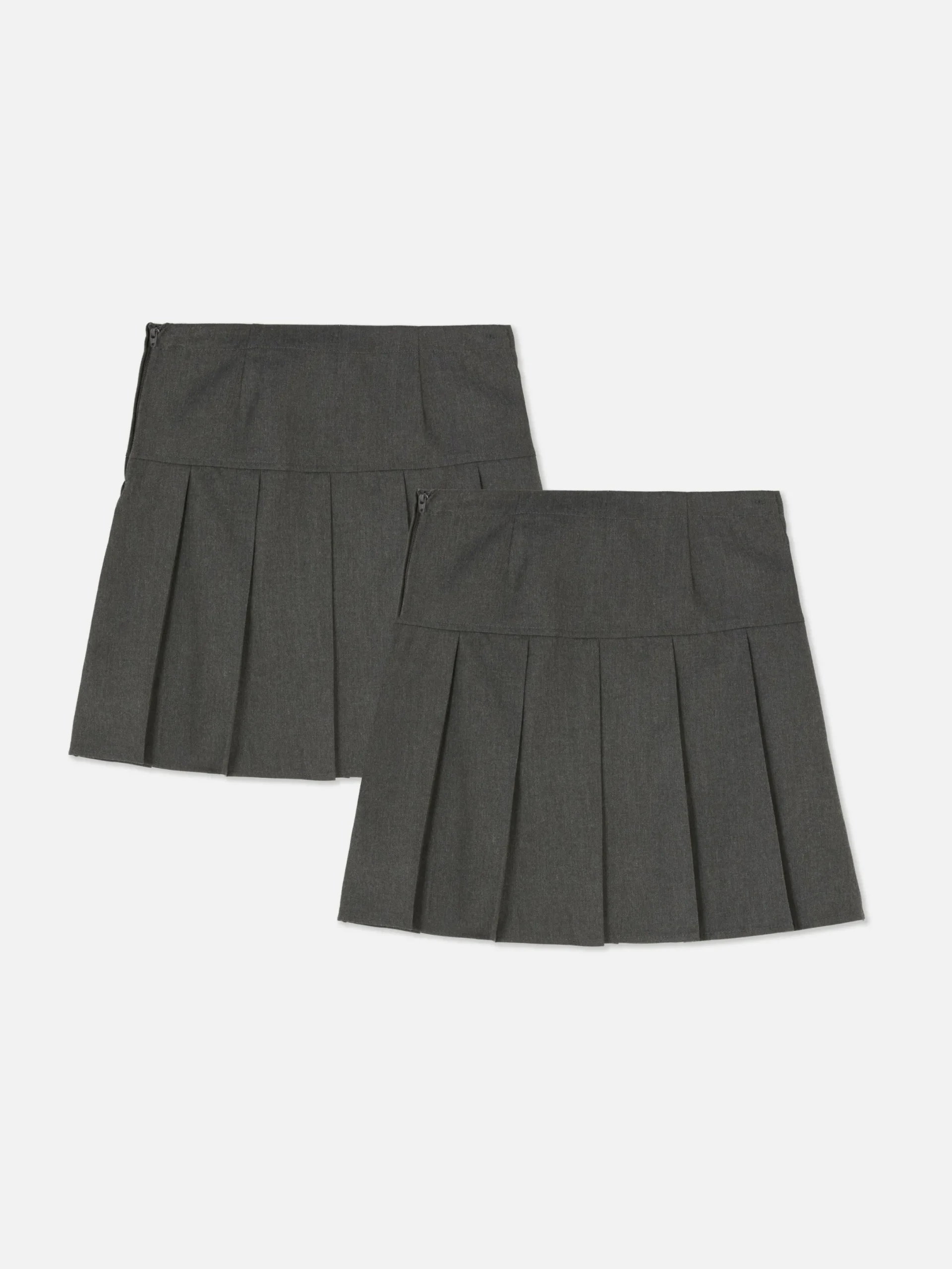 Niños Primark Faldas|Pack De 2 Faldas Plisadas Escolares Para Niña Mayor