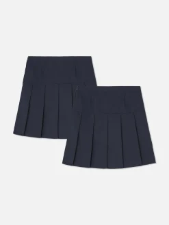 Niños Primark Faldas|Pack De 2 Faldas Plisadas Escolares Para Niña Mayor