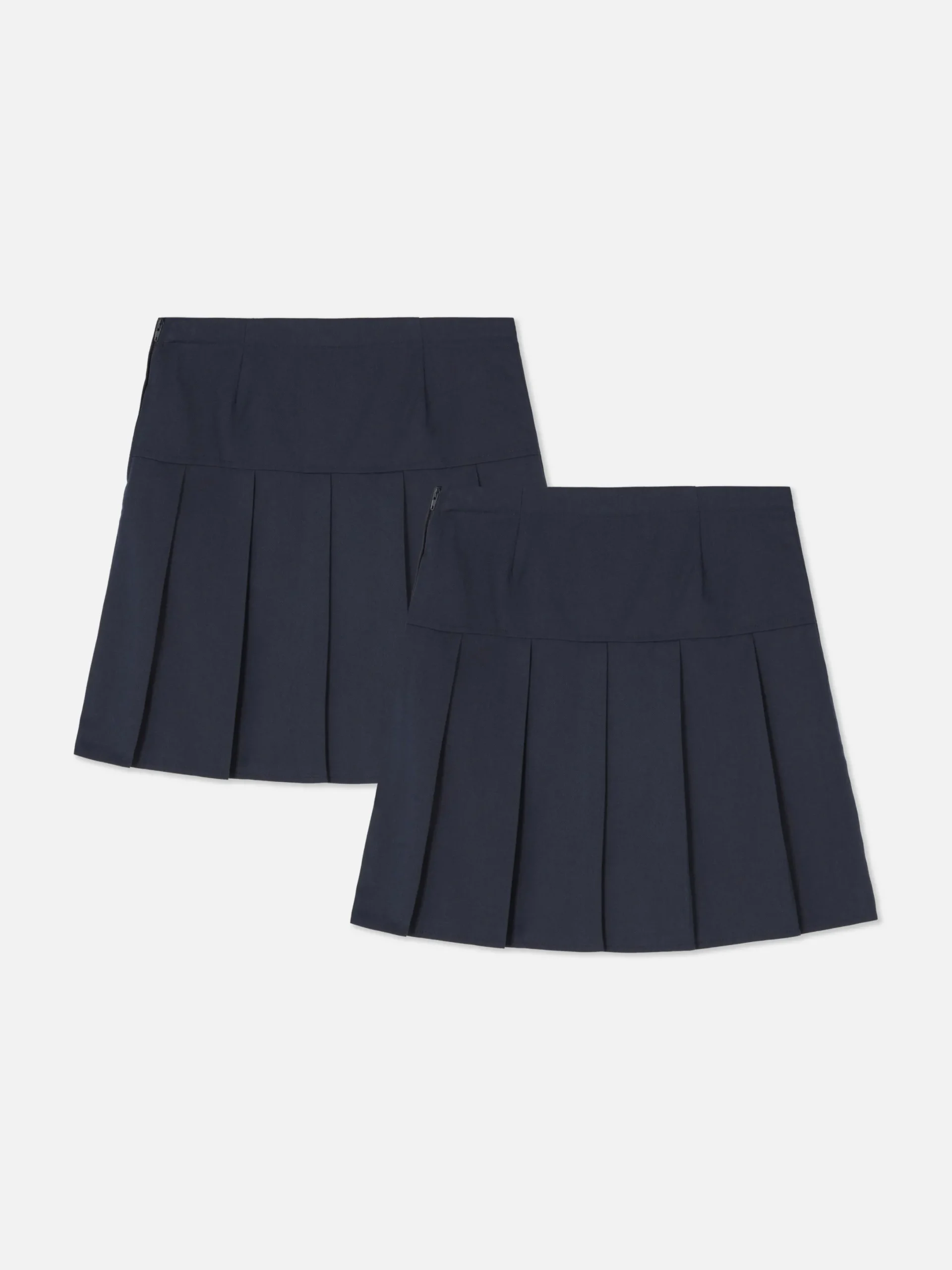 Niños Primark Faldas|Pack De 2 Faldas Plisadas Escolares Para Niña Mayor