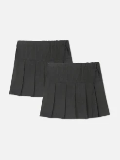 Niños Primark Faldas|Pack De 2 Faldas Plisadas Escolares De Niña Pequeña