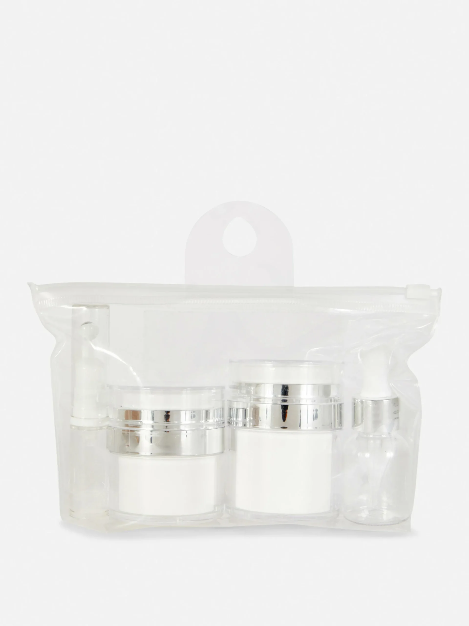 Primark Artículos Para El Cuidado De La Piel|Accesorios De Viaje|Pack De 4 Frascos Para Productos De Cuidado Facial