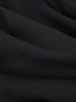 Primark Decoración Y Regalos De Halloween|Sábanas Y Fundas De Almohada|Pack De 2 Fundas De Almohada Negras Essential