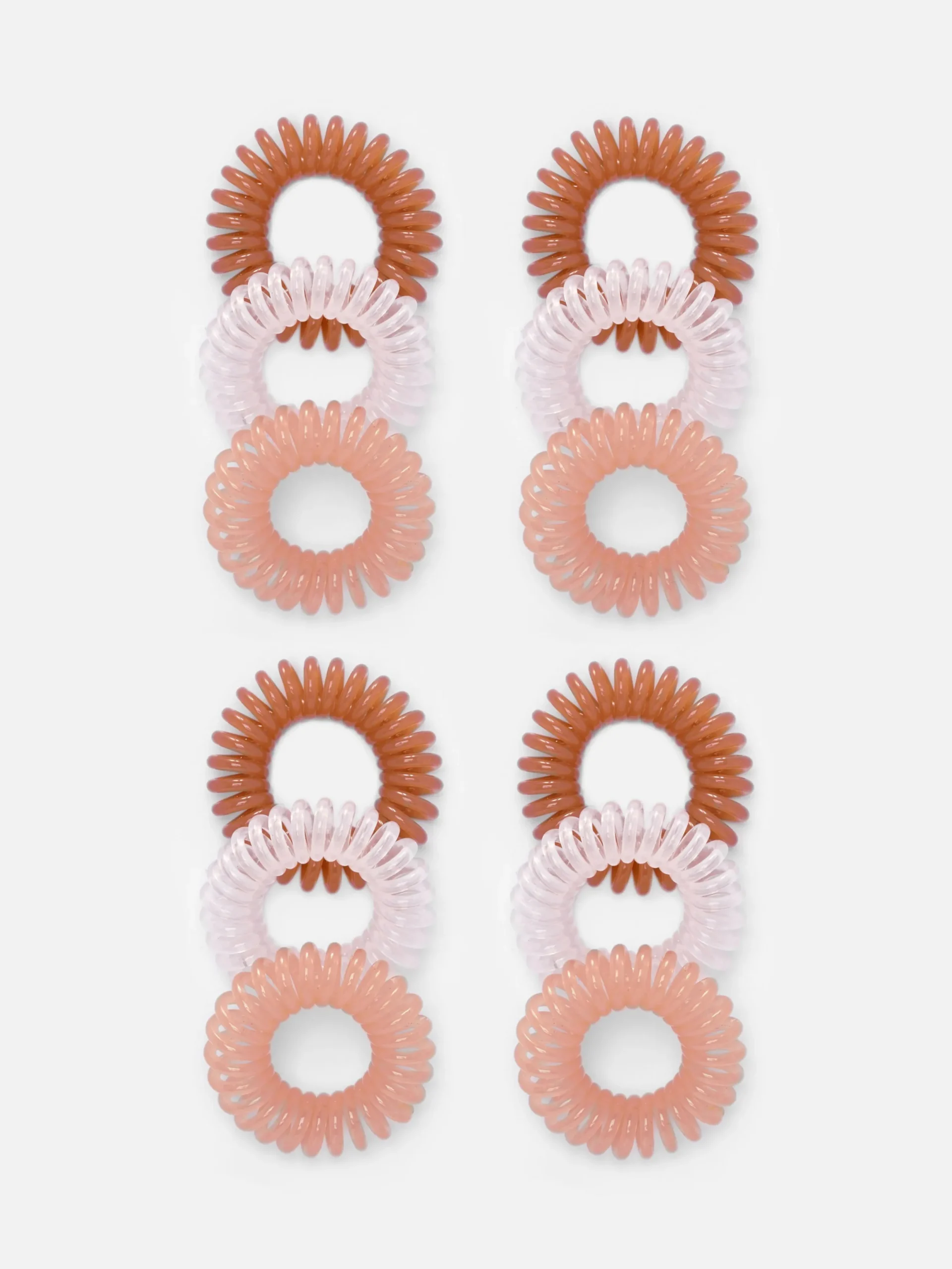 Mujer Primark Accesorios Para El Pelo|Pack De 12 Gomas De Pelo En Espiral