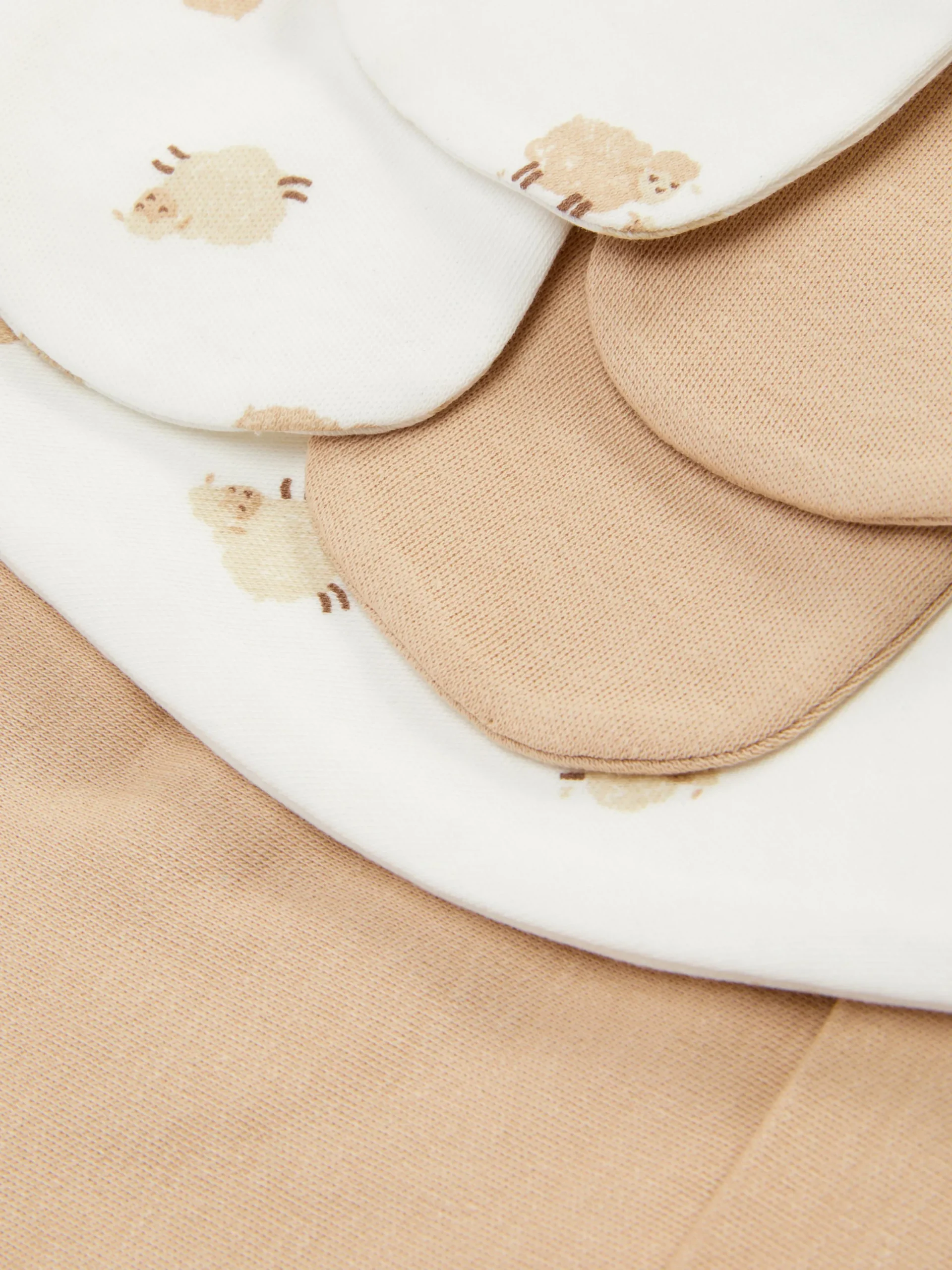 Primark Gorros, Sombreros Y Manoplas|Pack De 2 Gorros Y Manoplas Con Ovejitas