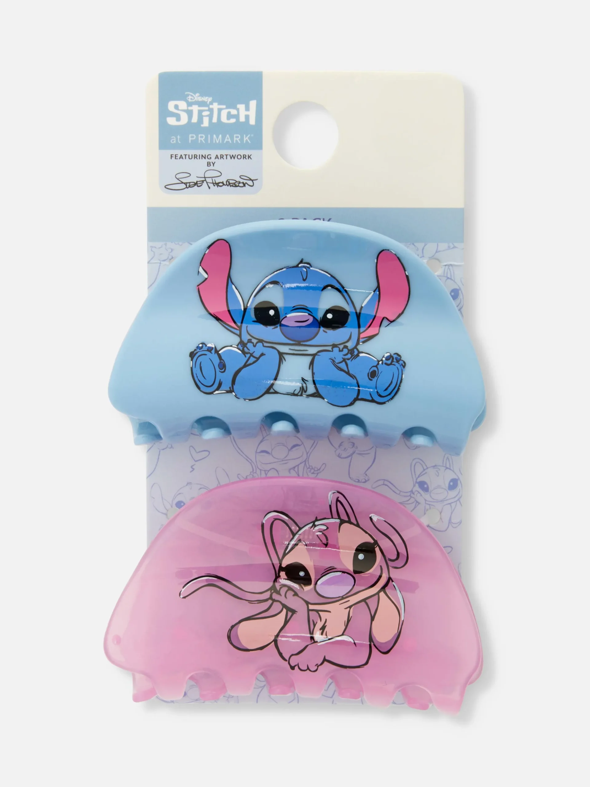Mujer Primark Accesorios Para El Pelo|Pack De 2 Horquillas De Stitch De Disney