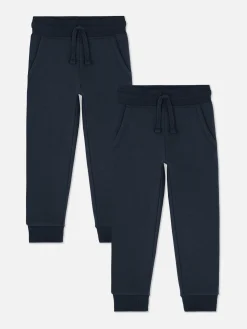 Niños Primark Pantalones De Chándal|Pack De 2 Joggers Con Bajos Ajustados Niño Pequeño