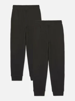 Niños Primark Pantalones De Chándal|Pack De 2 Joggers Con Cordón Para Niños Mayores