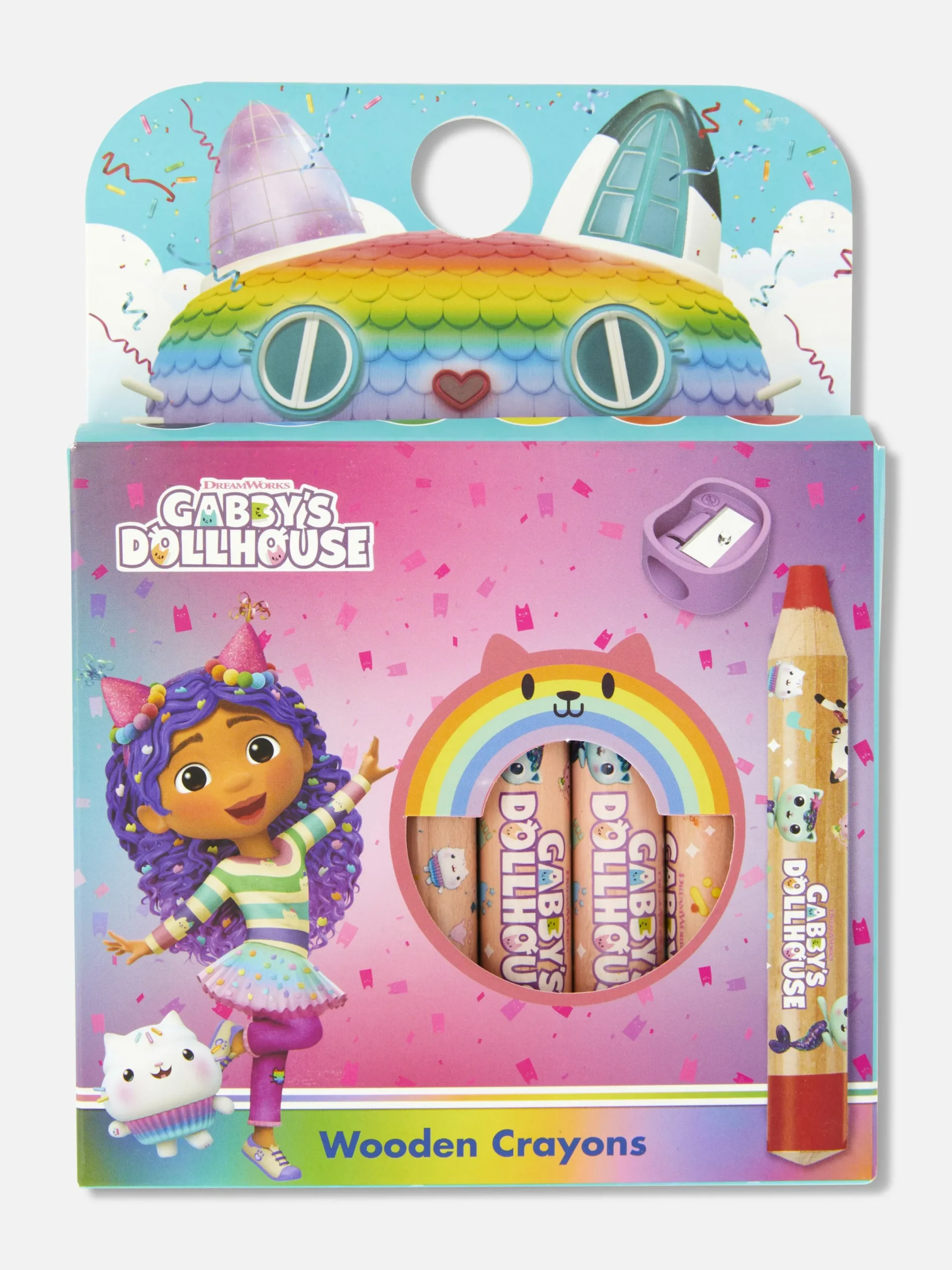 Niños Primark Lápices De Colores|Pack De 6 Lápices De La Casa De Muñecas De Gabby