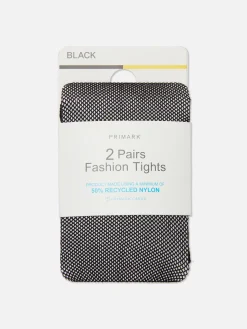 Mujer Primark Medias|Pack De 2 Medias De Red Pequeña