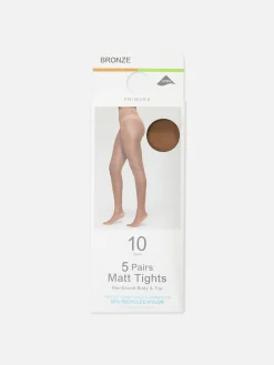 Mujer Primark Medias|Pack De 5 Medias Mate De 10 DEN