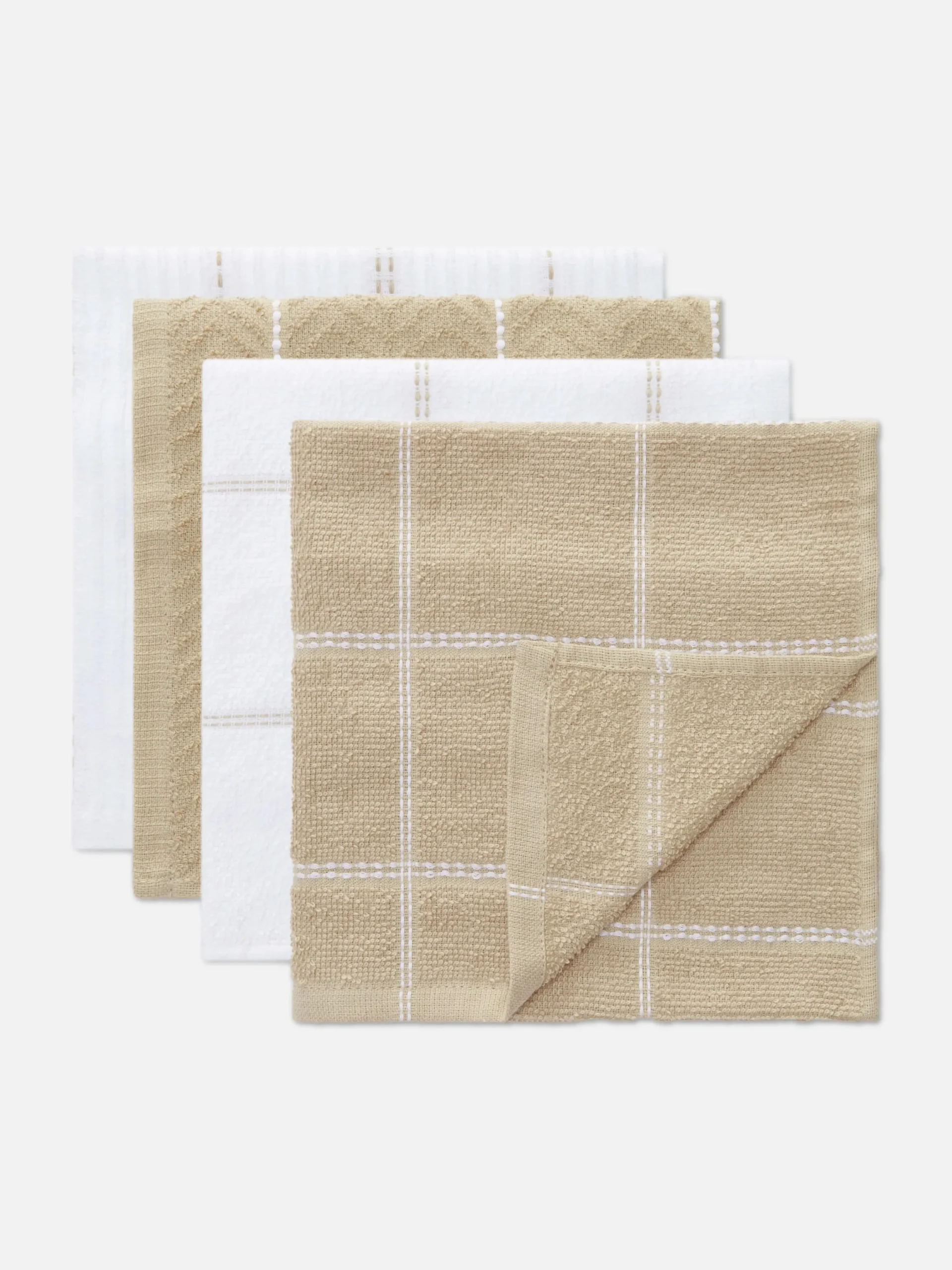 Primark Menaje|Pack De 4 Paños De Cocina De Rizo De Algodón
