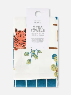 Primark Menaje|Pack De 2 Paños De Cocina Estampados