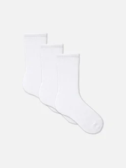 Mujer Primark Calcetines|Pack De 3 Pares De Calcetines Altos Deportivos