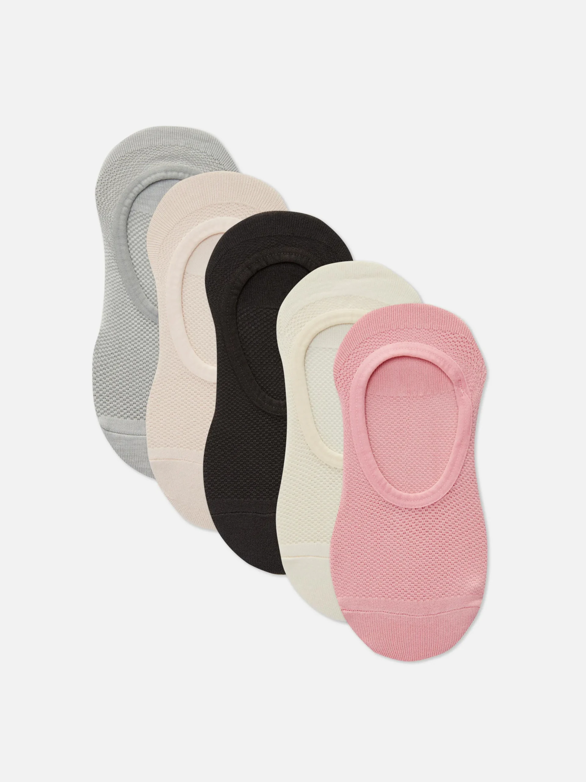 Mujer Primark Calcetines|Pack De 5 Pares De Calcetines Invisibles Deportivos