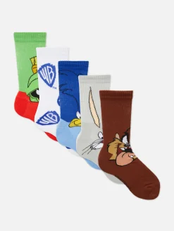 Hombre Primark Calcetines|Pack De 5 Pares De Calcetines Altos De Looney Tunes