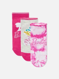 Niños Primark Calcetines Y Medias|Pack De 3 Pares De Calcetines Deportivos De Barbie