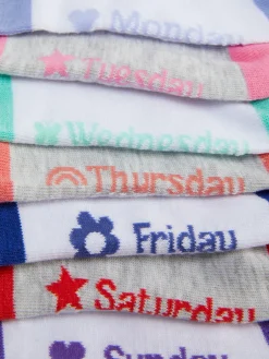 Niños Primark Calcetines Y Medias|Pack De 7 Pares De Calcetines Tobilleros Para Diario